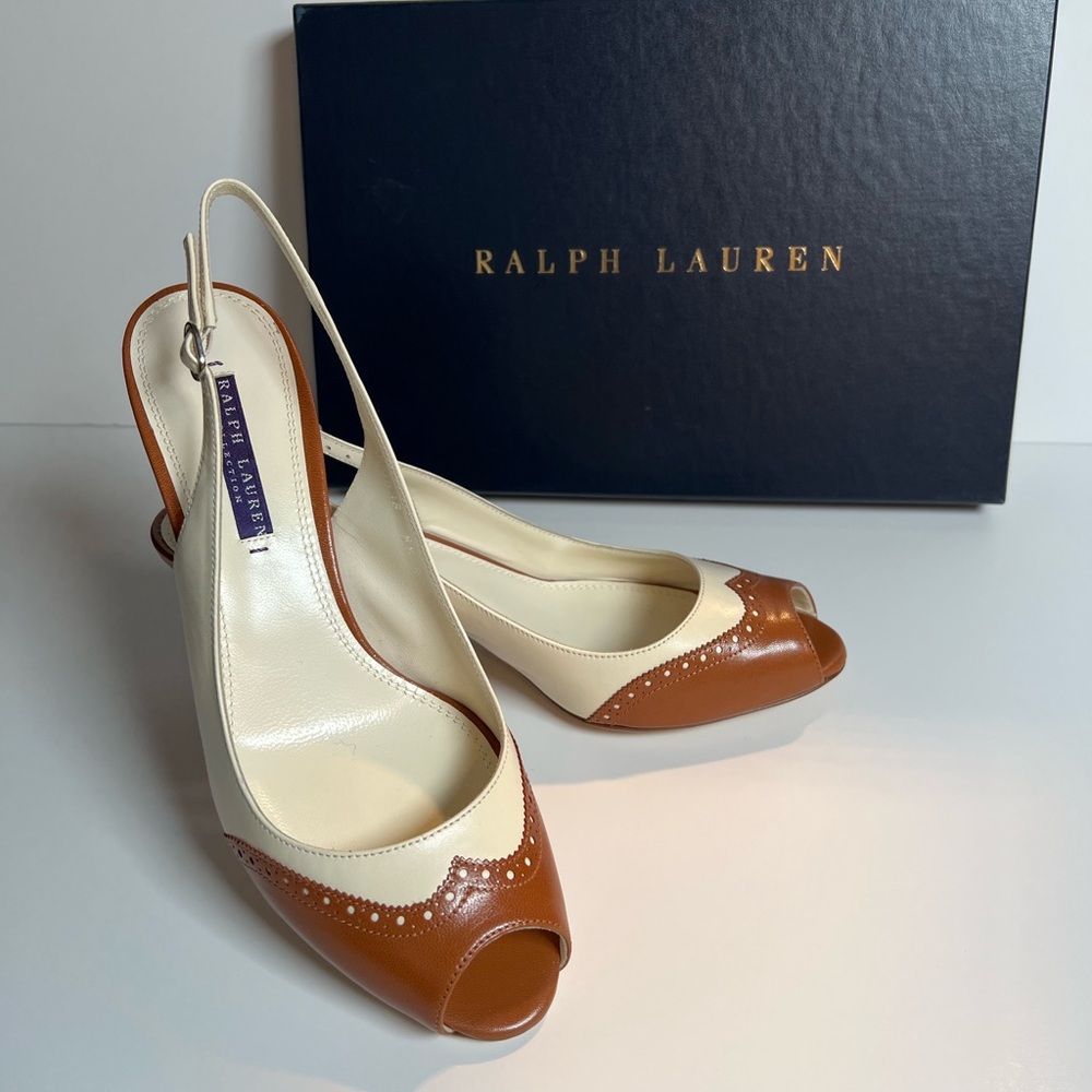 Ralph Lauren kitten heels